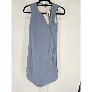 Bubble Panda 2 Way Zip Up BAMBOO Sleep Sack XXL (28-32 Lbs) 1.0 Tog Blue